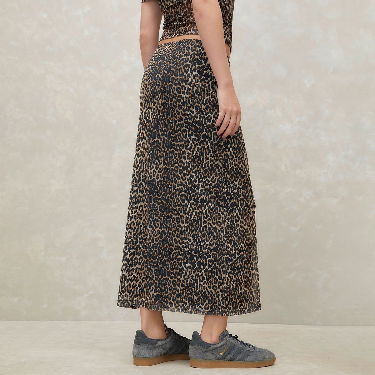 SYBILLA - Falda Midi Mujer Sybilla Diseño Cuadros