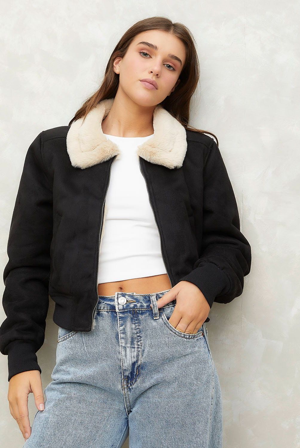 SYBILLA - Chaqueta Peluda Mujer Sybilla