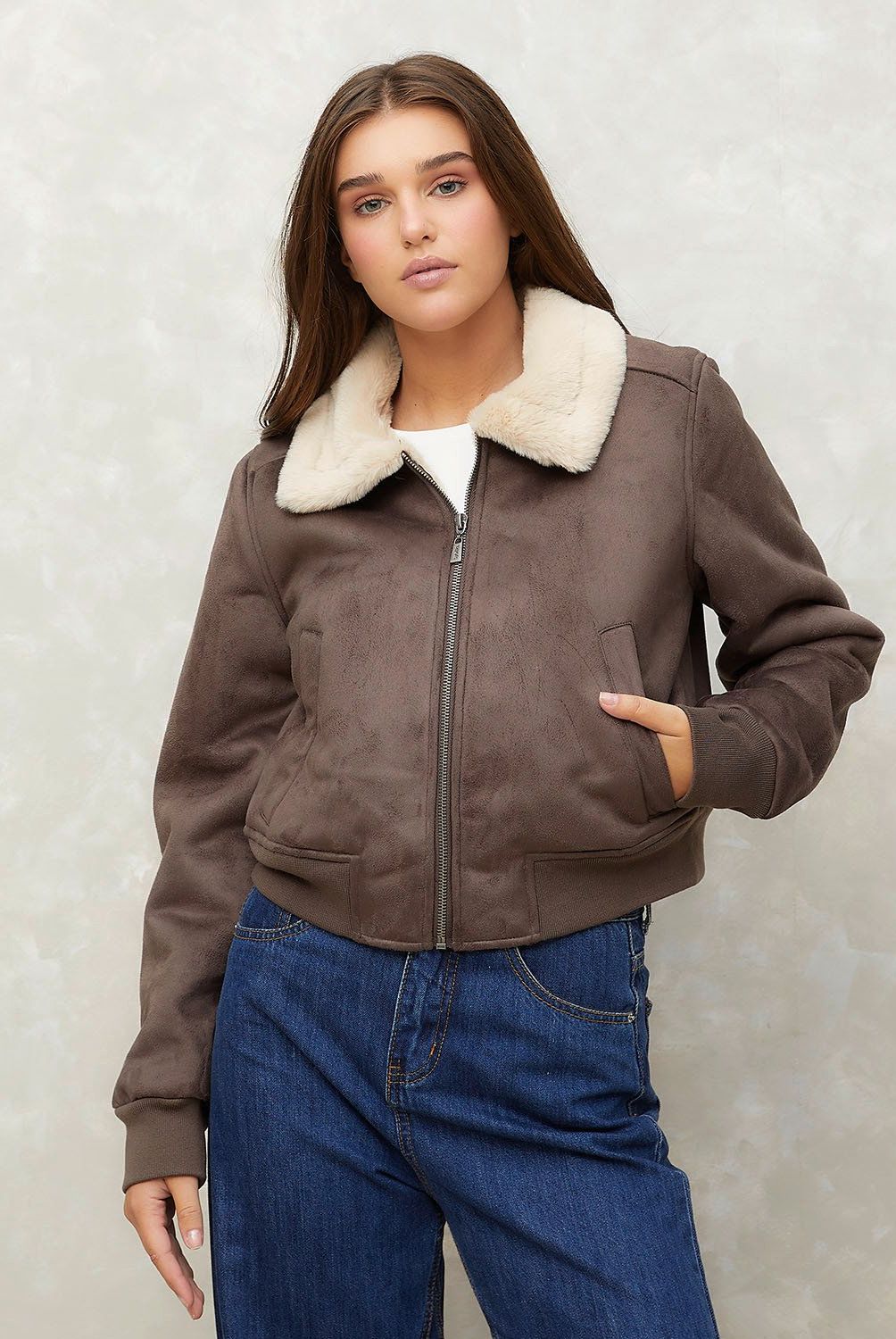 SYBILLA - Chaqueta Peluda Mujer Sybilla