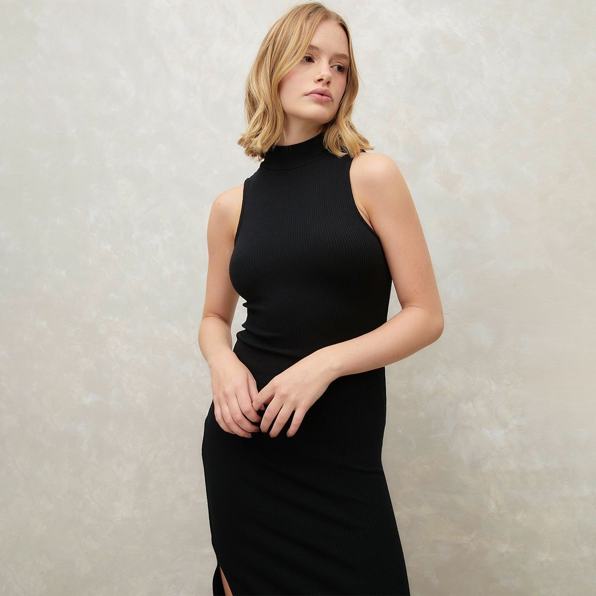 SYBILLA - Vestido Sybilla Largo Casual Mujer Viscosa y Elastano