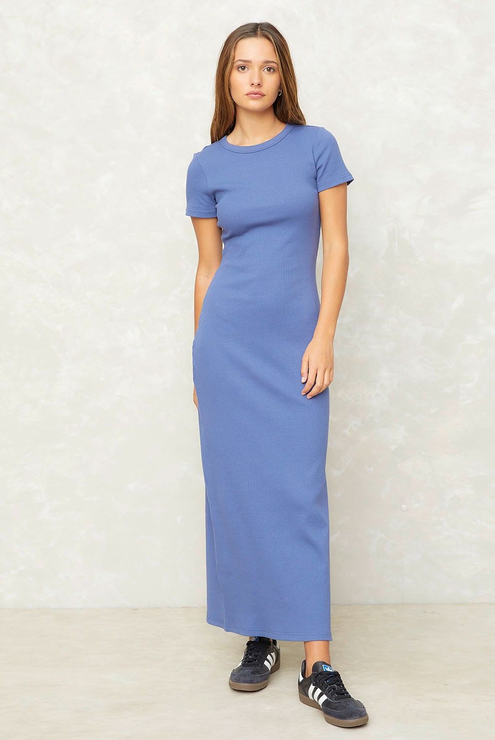 SYBILLA - Vestido Sybilla Largo Casual Algodón Mujer