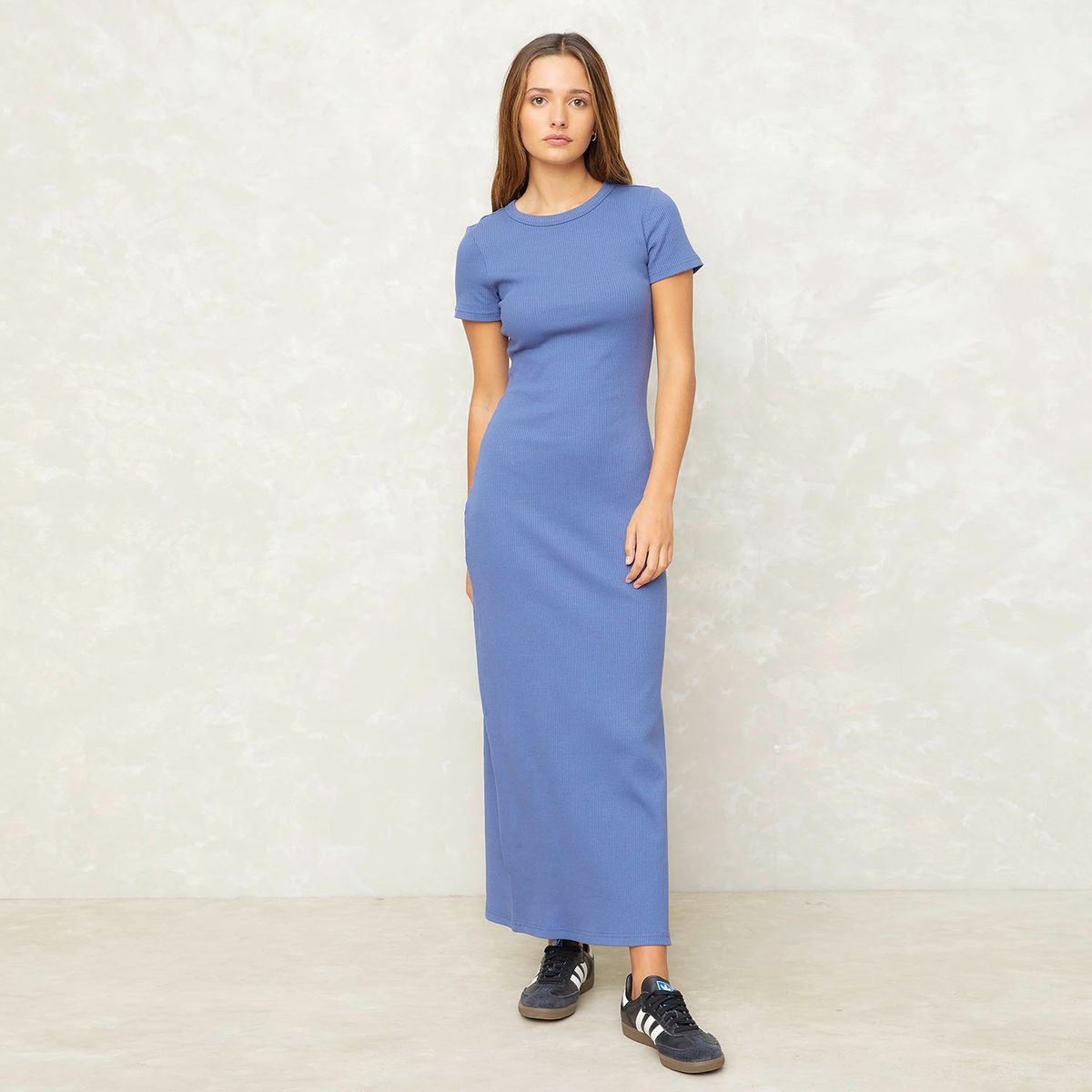 SYBILLA - Vestido Sybilla Largo Casual Algodón Mujer