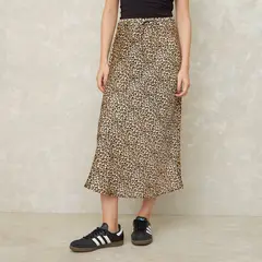 SYBILLA - Falda Larga Mujer Diseño Liso
