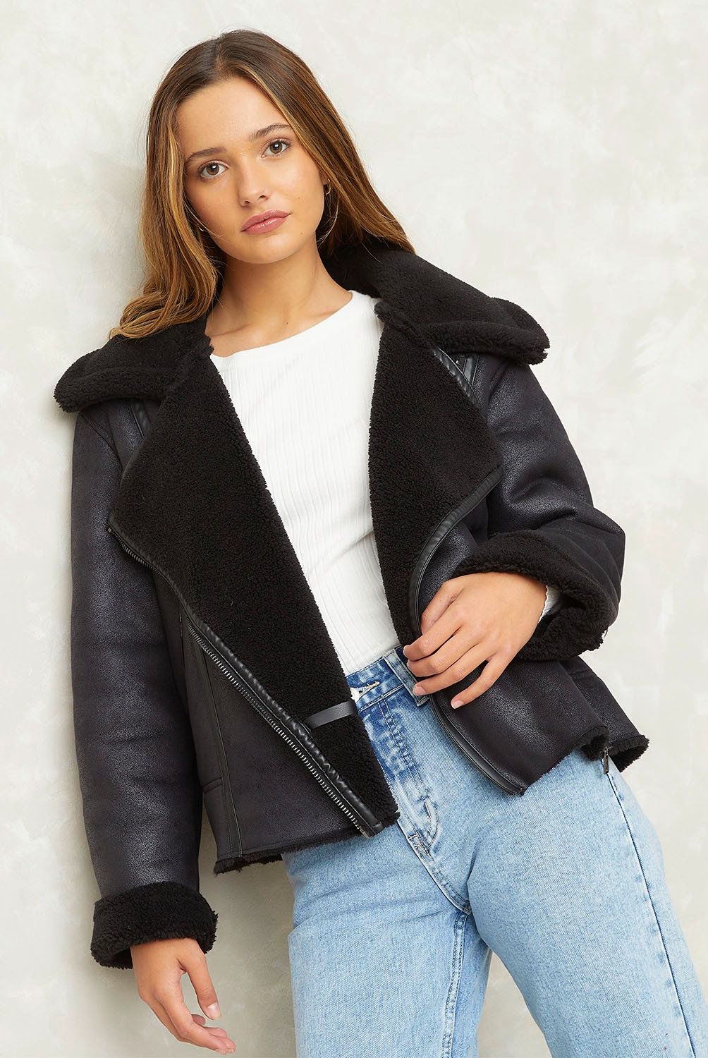 SYBILLA - Chaqueta Peluda Mujer Sybilla