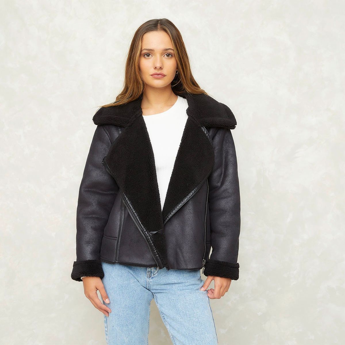 SYBILLA - Chaqueta Aviadora Mujer Sybilla