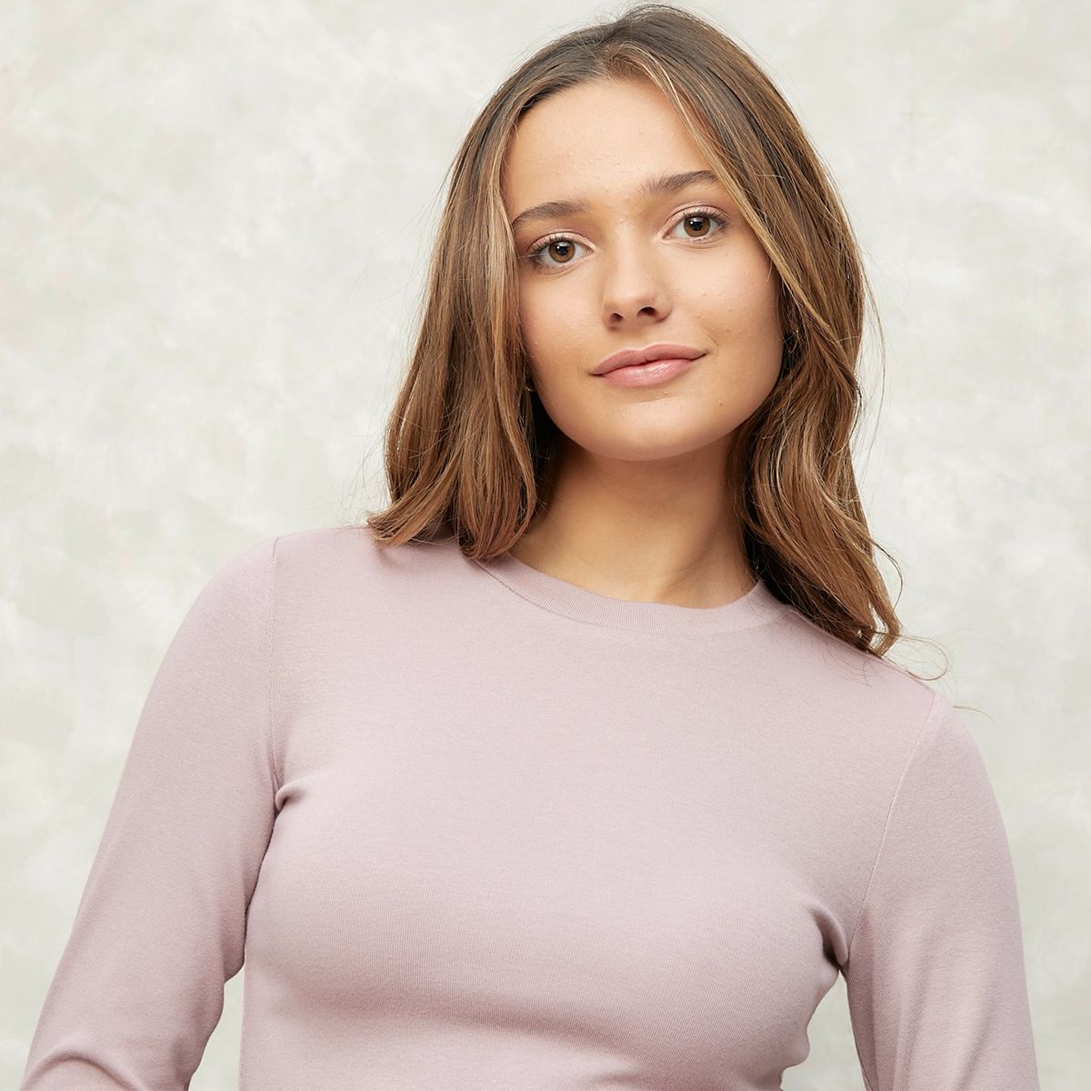 SYBILLA - Polera Manga Larga Algodón Mujer Sybilla