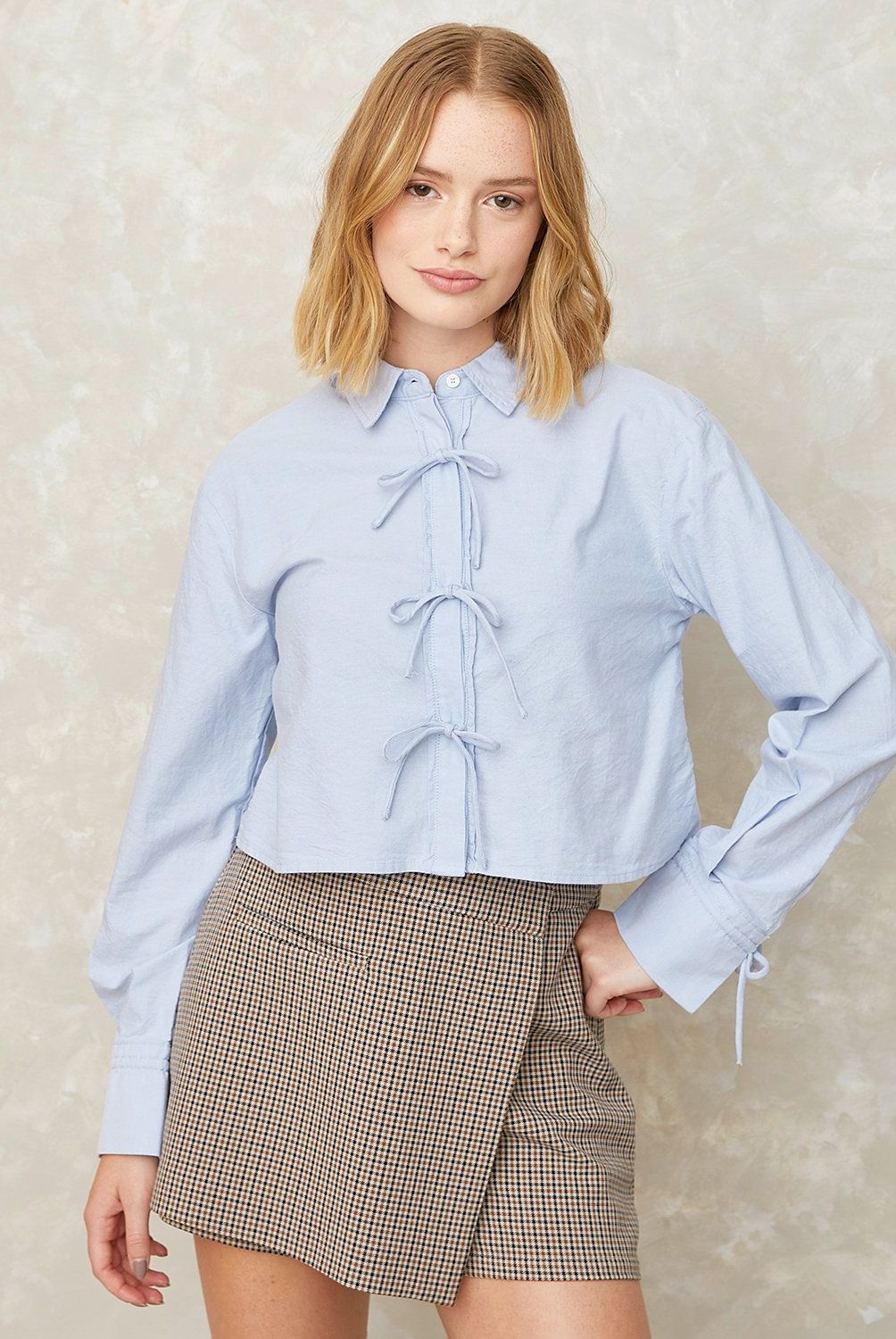 SYBILLA - Blusa Manga Larga Algodón Mujer Sybilla