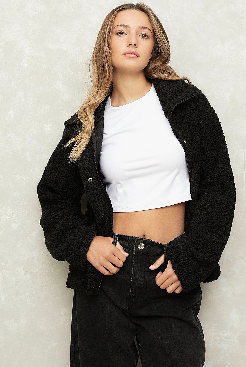 SYBILLA - Chaqueta Peluda Mujer Sybilla
