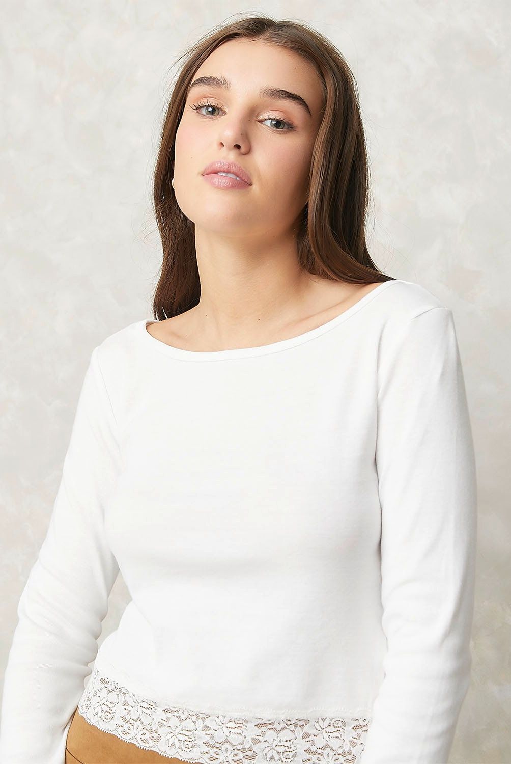 SYBILLA - Polera Manga Larga Algodón Mujer Sybilla