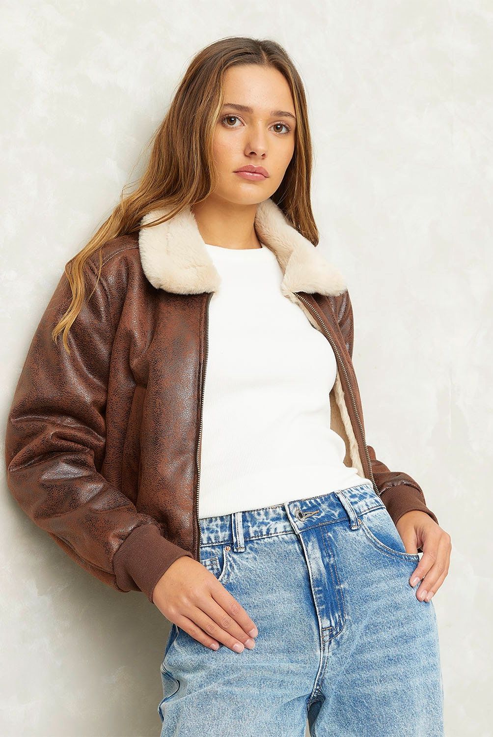 SYBILLA - Chaqueta Peluda Mujer Sybilla