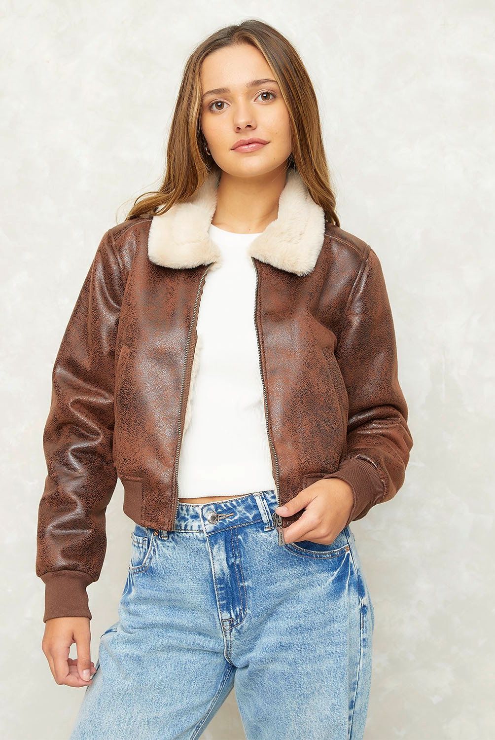 SYBILLA - Chaqueta Peluda Mujer Sybilla