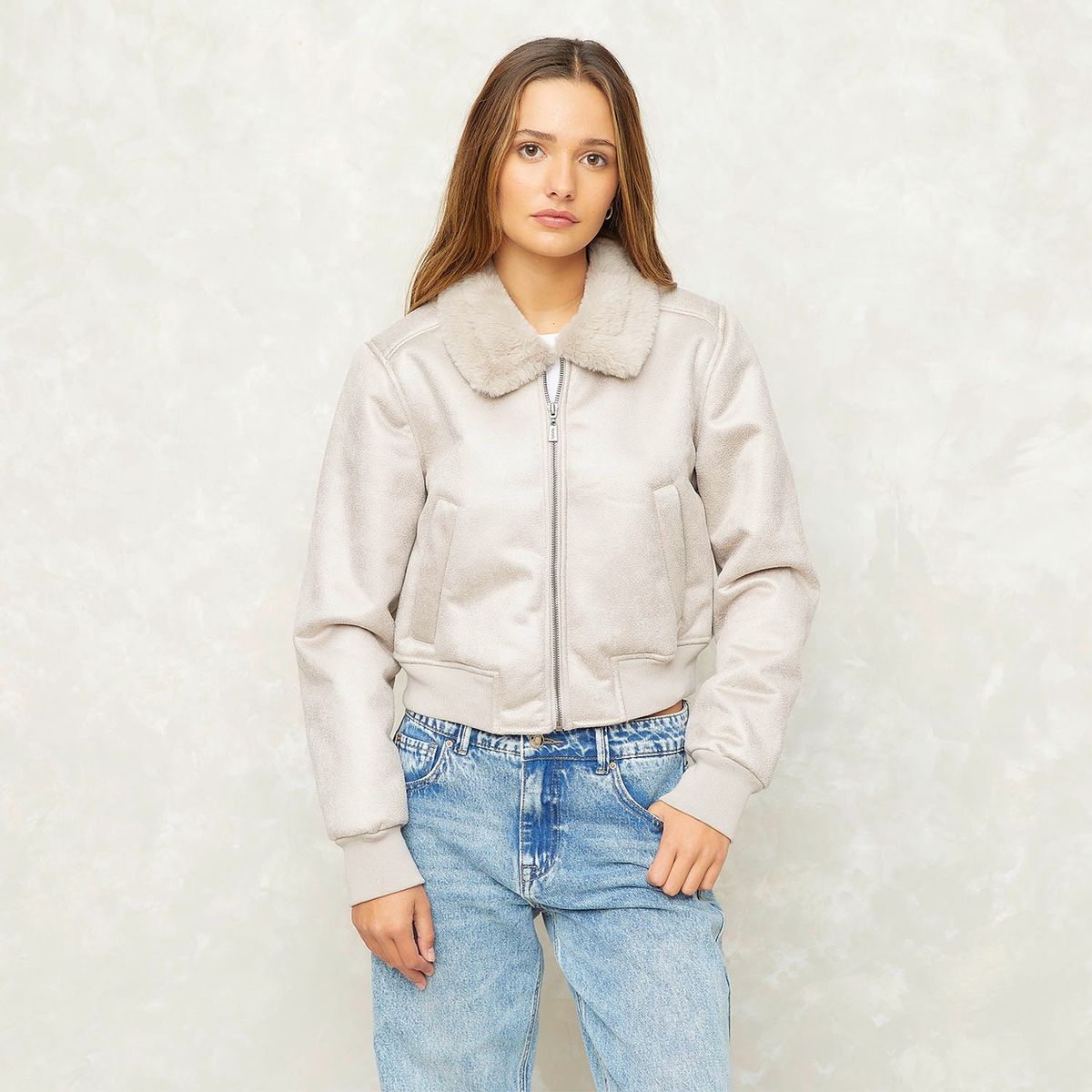 SYBILLA - Chaqueta Aviadora Mujer Sybilla