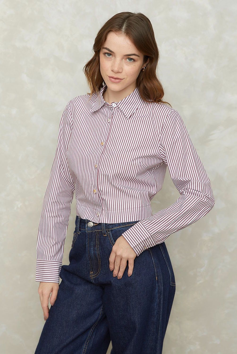 SYBILLA - Blusa Sybilla Manga Larga Algodón Mujer