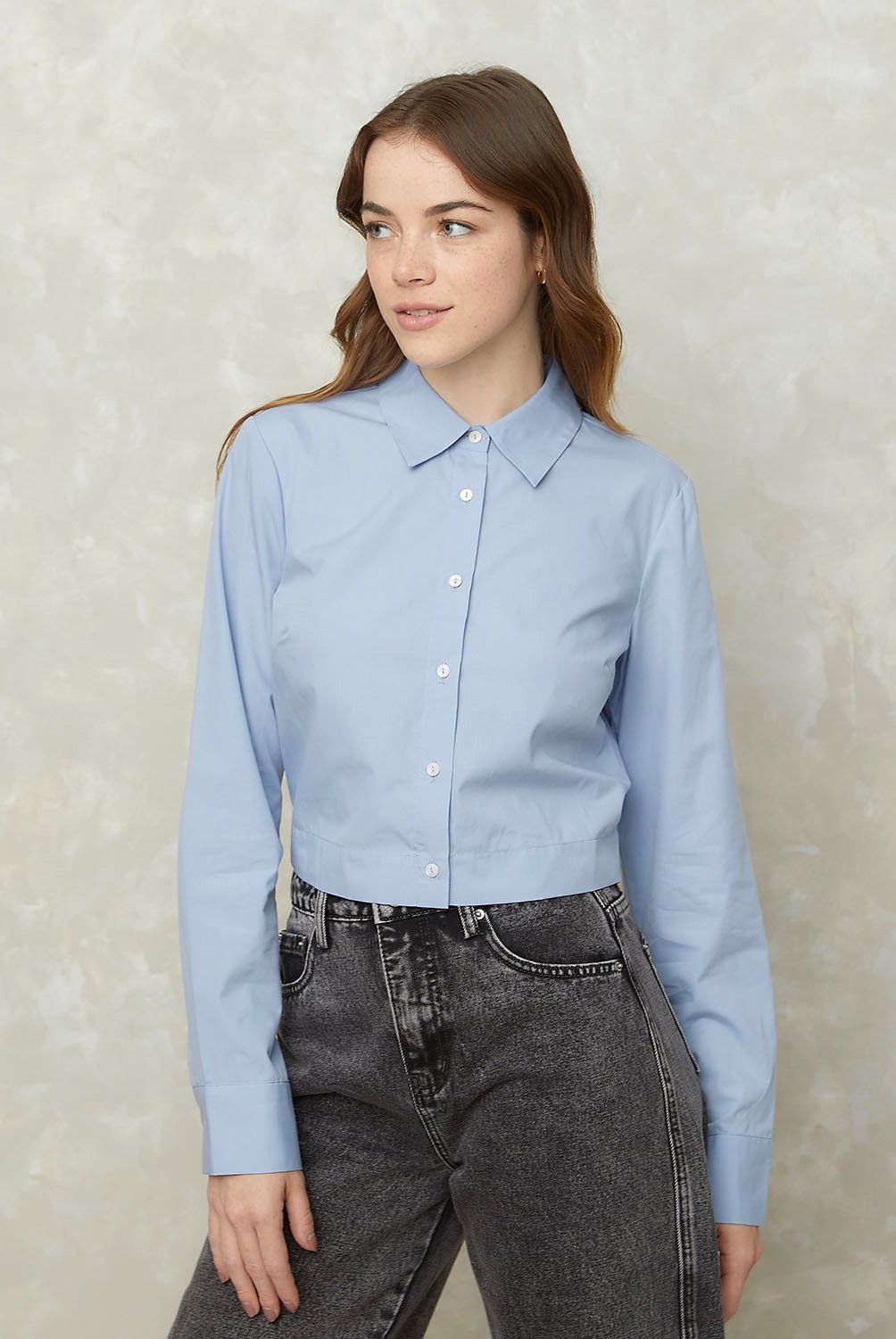SYBILLA - Blusa Sybilla Manga Larga Algodón Mujer