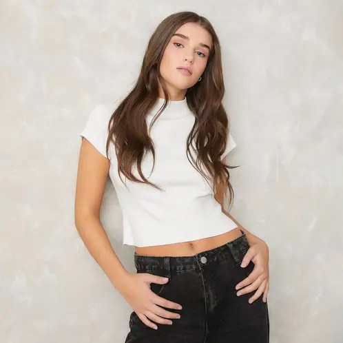 SYBILLA - Polera Manga Corta Mujer