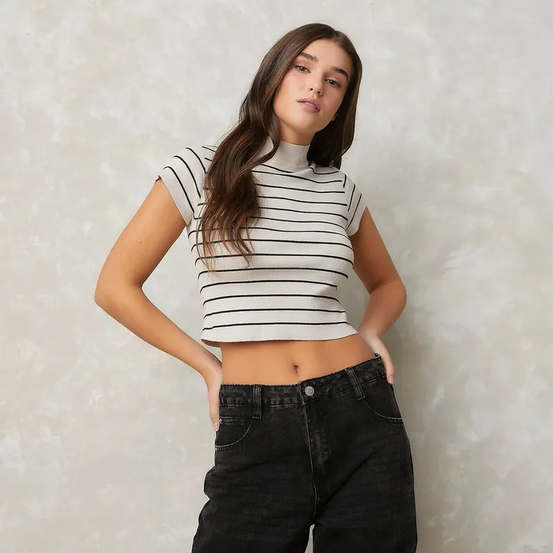 SYBILLA - Polera Manga Corta Mujer Sybilla