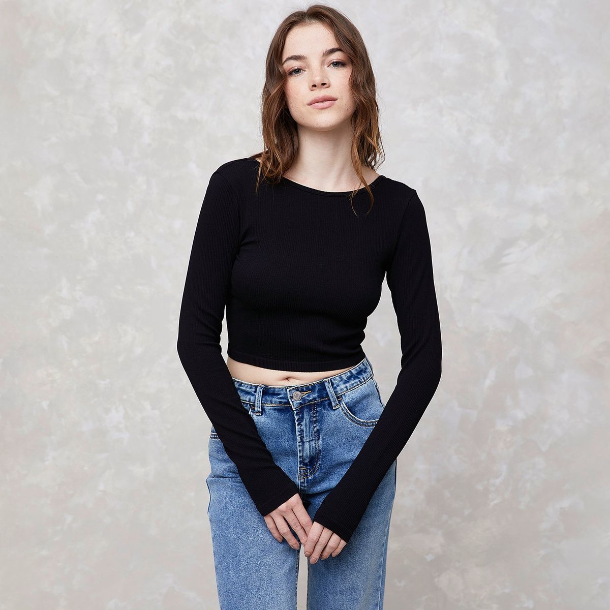 SYBILLA - Polera Manga Larga Mujer Sybilla