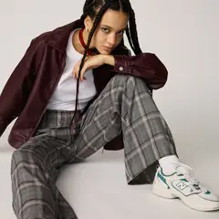 SYBILLA - Pantalón Palazzo Mujer Viscosa Tiro Medio Rayas