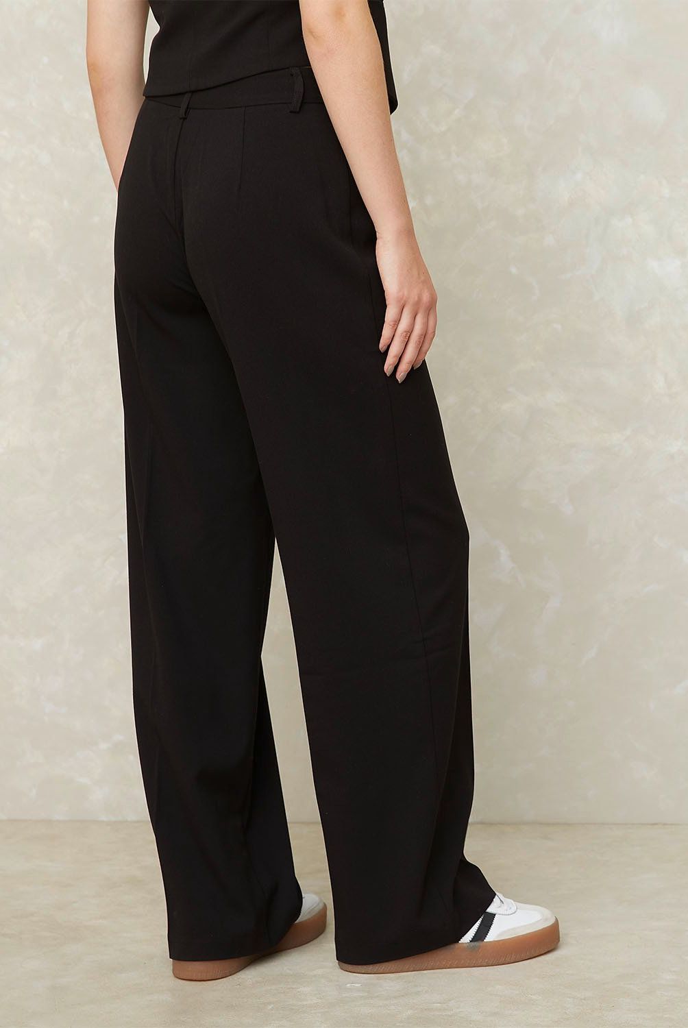 SYBILLA - Pantalones Rectos Mujer Sybilla Tiro Medio Diseño Cuadros