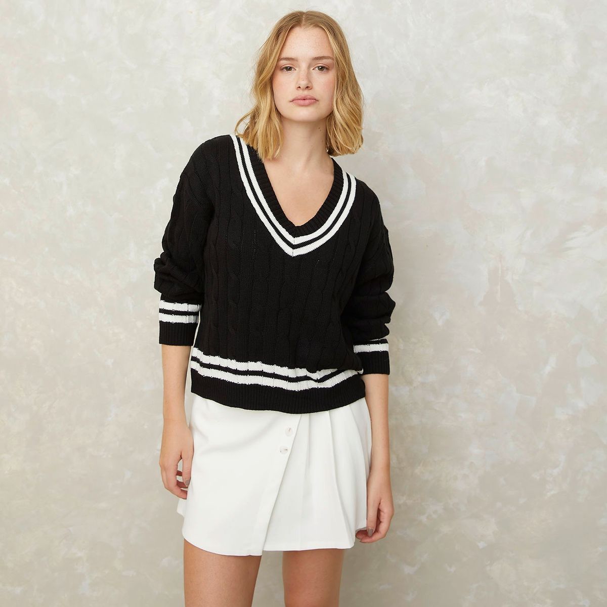 SYBILLA - Sweater Sybilla Texturado Manga Larga Mujer