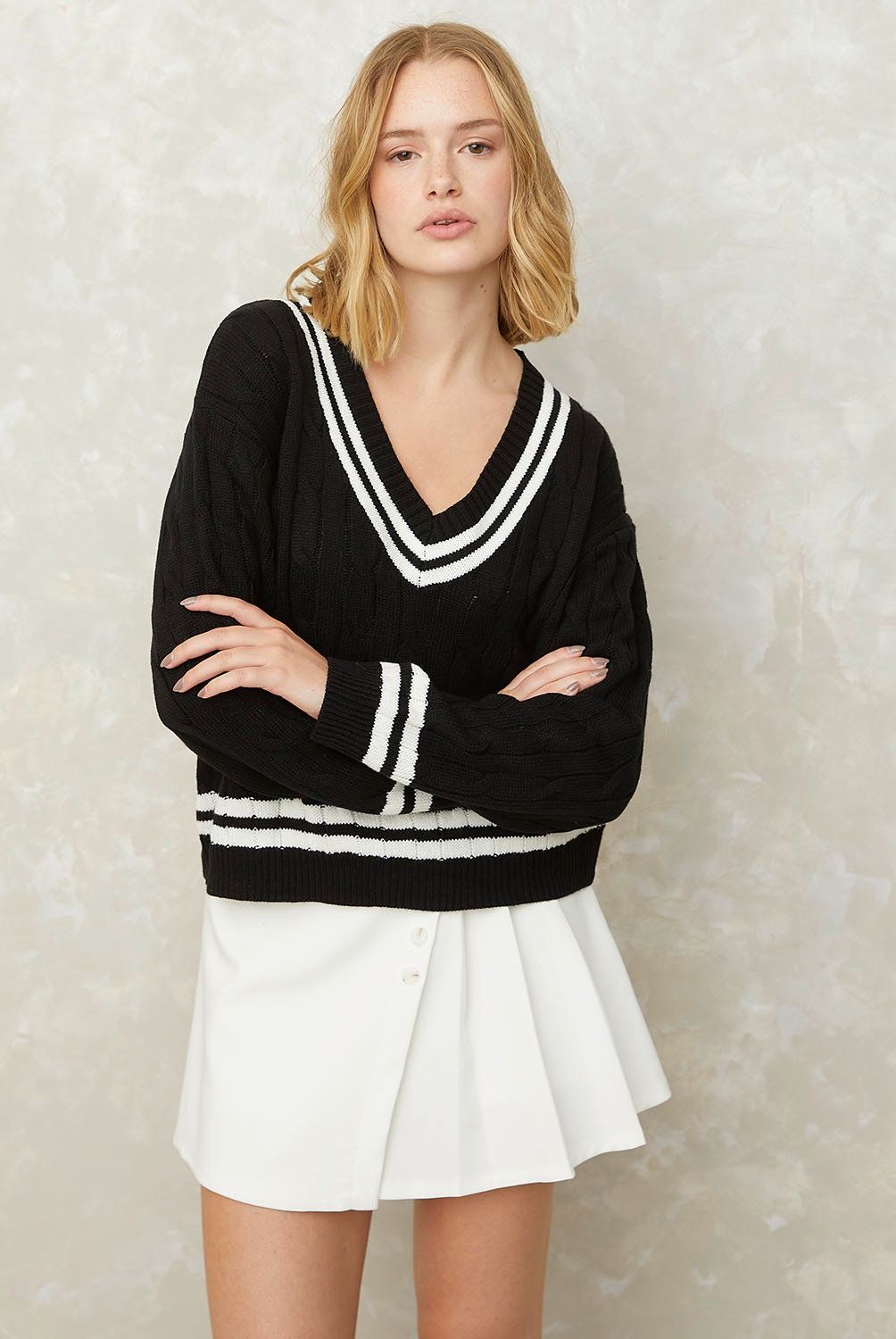 SYBILLA - Sweater Sybilla Texturado Manga Larga Mujer