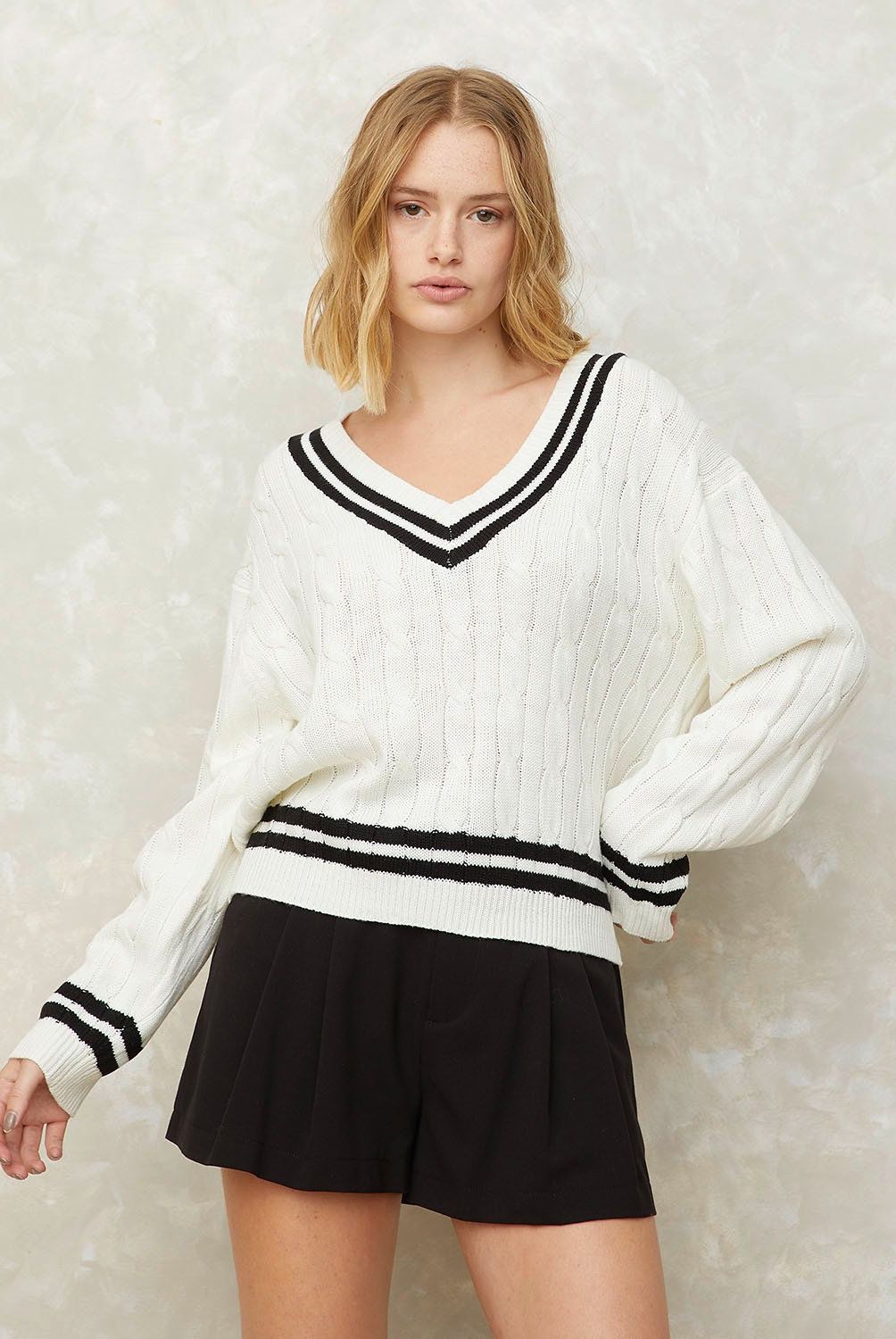 SYBILLA - Sweater Sybilla Texturado Manga Larga Mujer