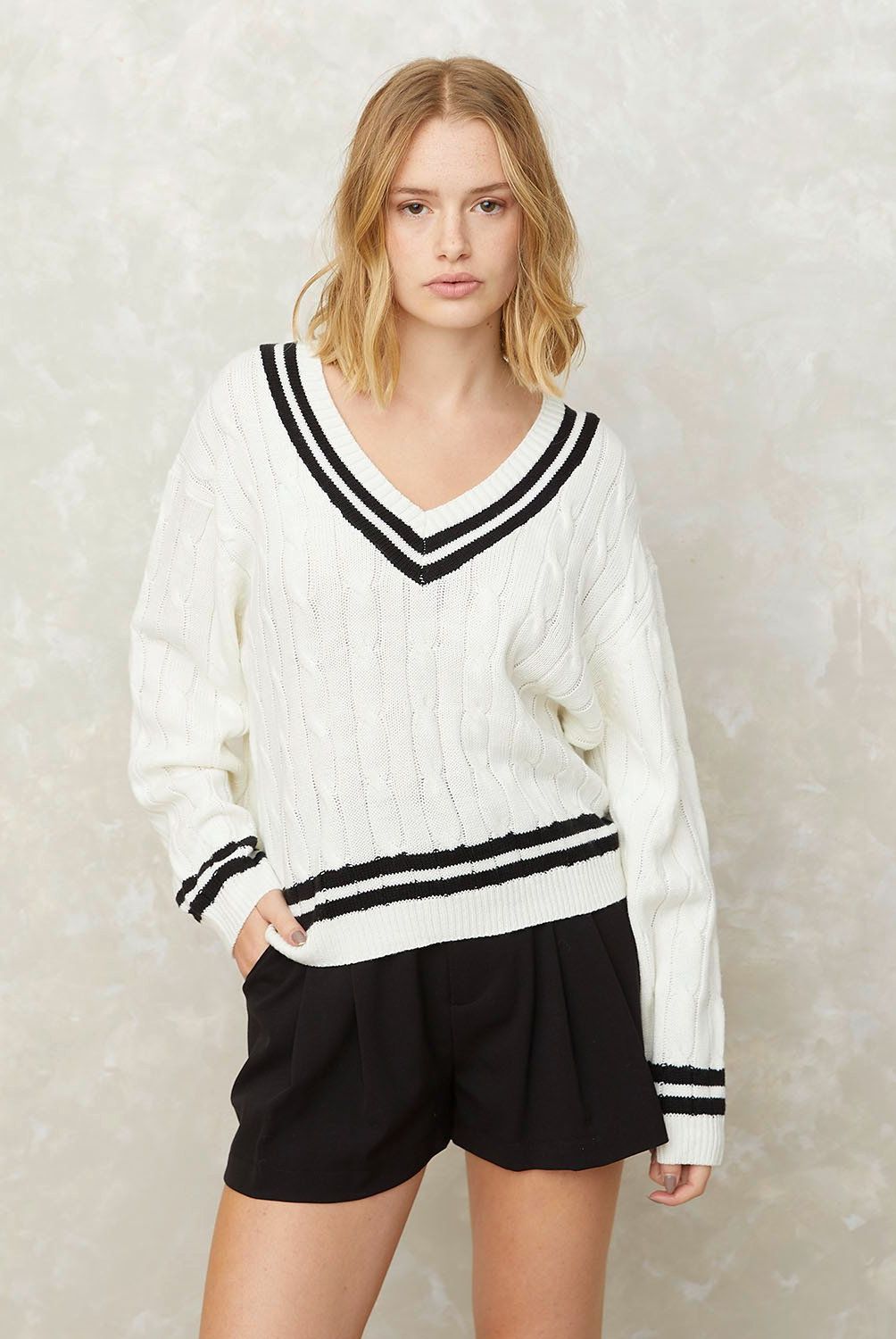SYBILLA - Sweater Sybilla Texturado Manga Larga Mujer