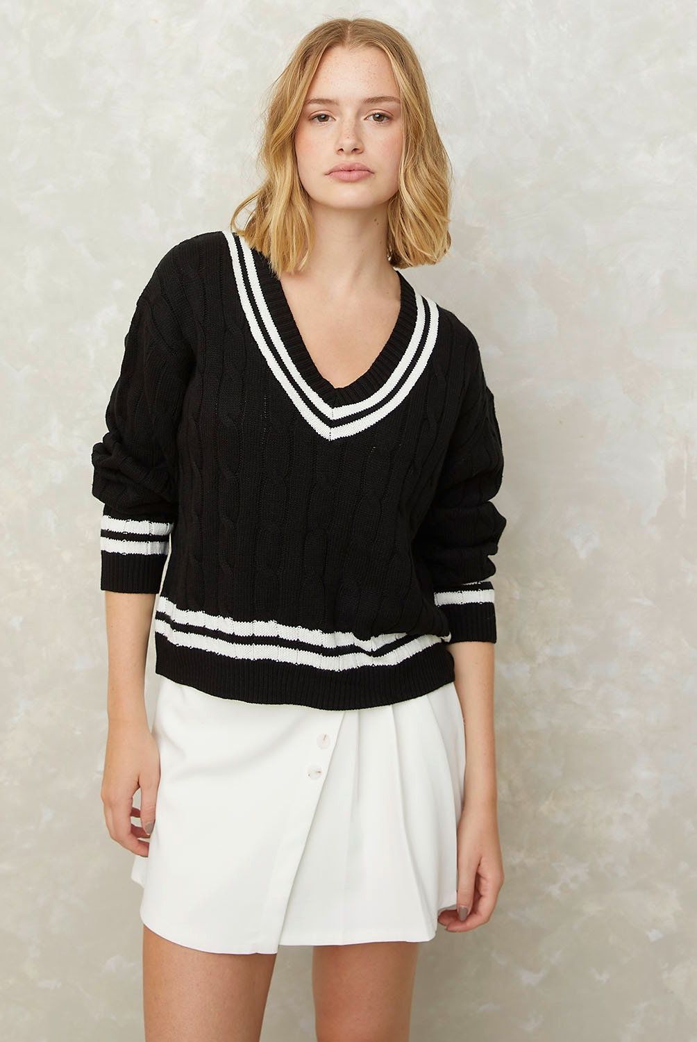 SYBILLA - Sweater Sybilla Texturado Manga Larga Mujer