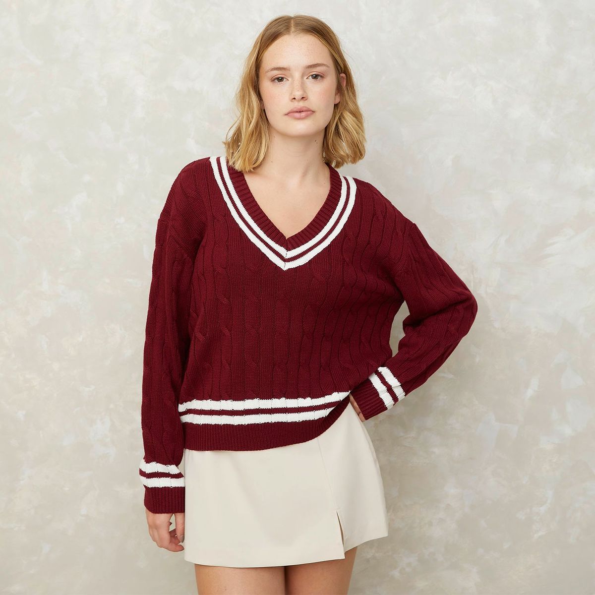 SYBILLA - Sweater Sybilla Texturado Manga Larga Mujer