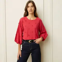 BASEMENT - Blusa Algodón Mujer