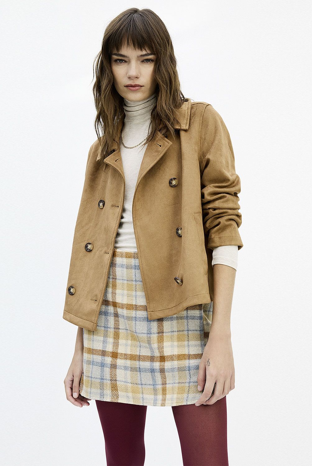 BASEMENT - Chaqueta Basement Casual Mujer Manga Larga Con Botones