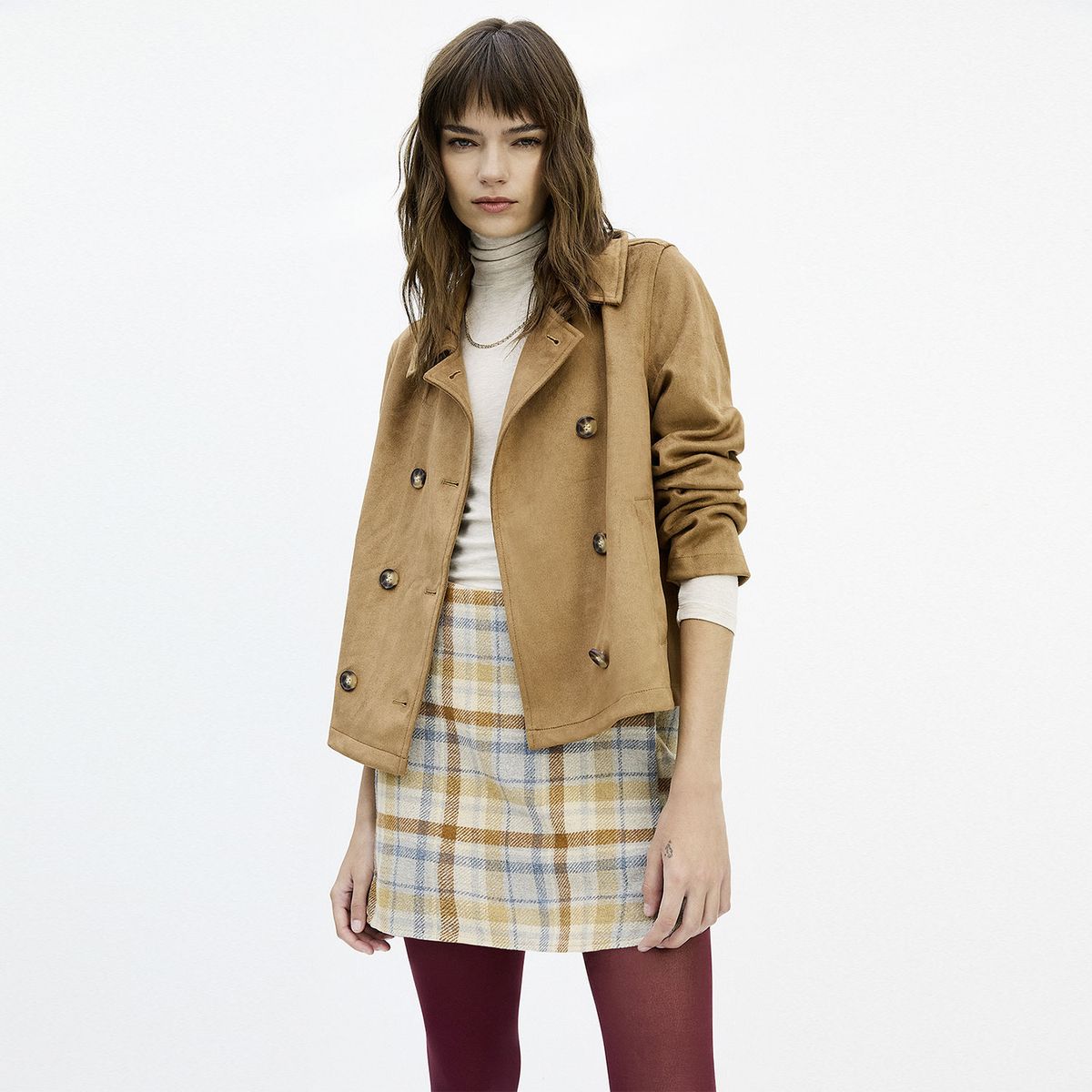 BASEMENT - Chaqueta Basement Casual Mujer Manga Larga Con Botones