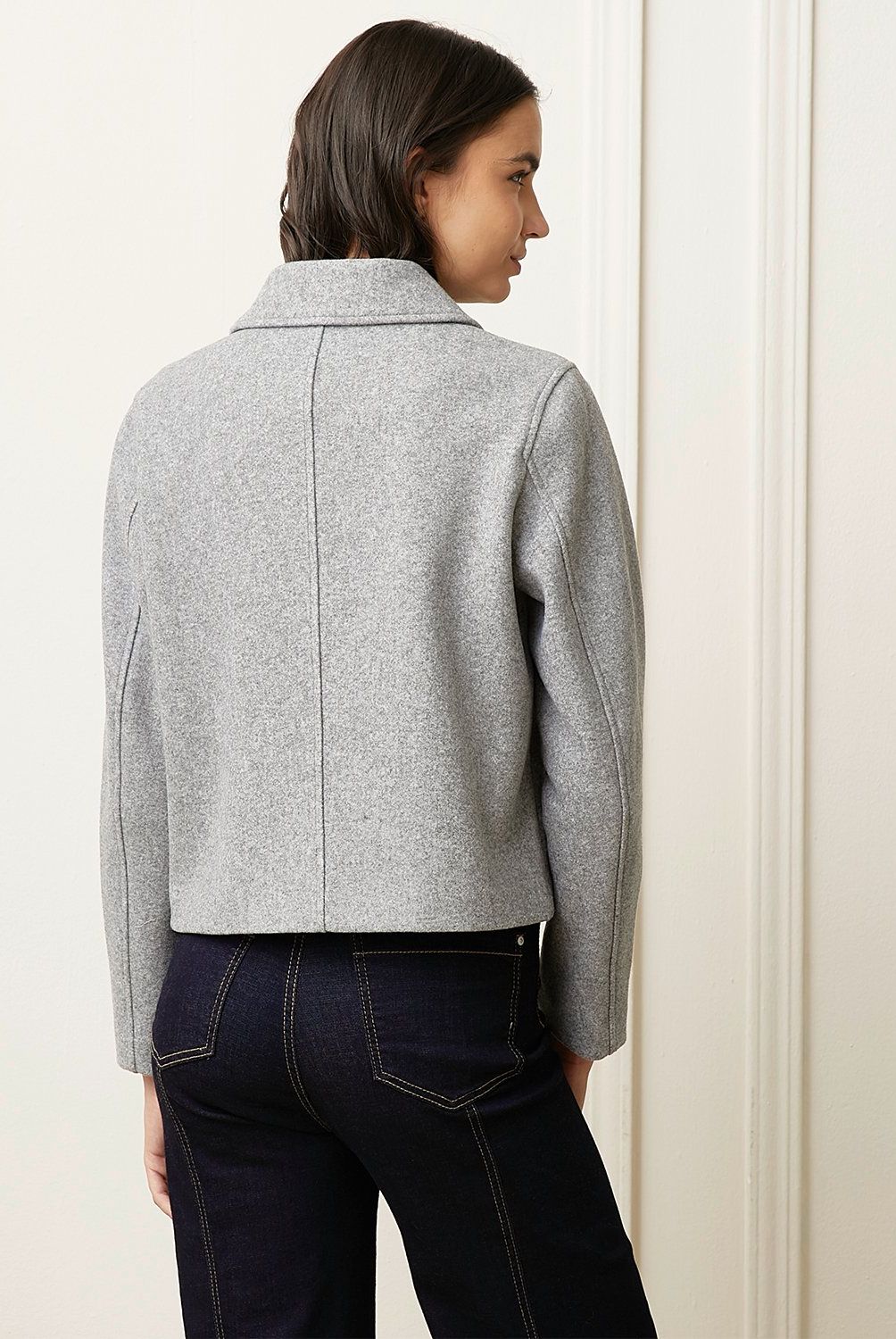 BASEMENT - Chaqueta Basement Diseño Liso Mujer Manga Larga