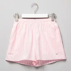 ELEVEN - Shorts Niña Algodón Diseño Rayas Casual