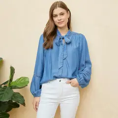 ELLE - Blusa Manga Larga Mujer