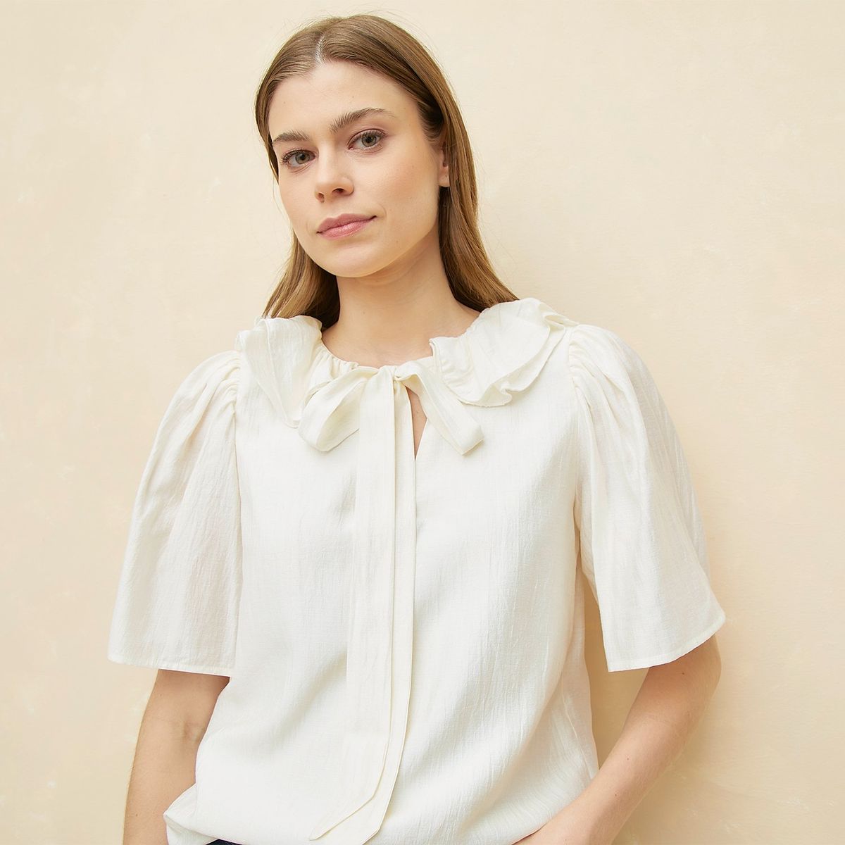 ELLE - Blusa Manga Corta Mujer Elle