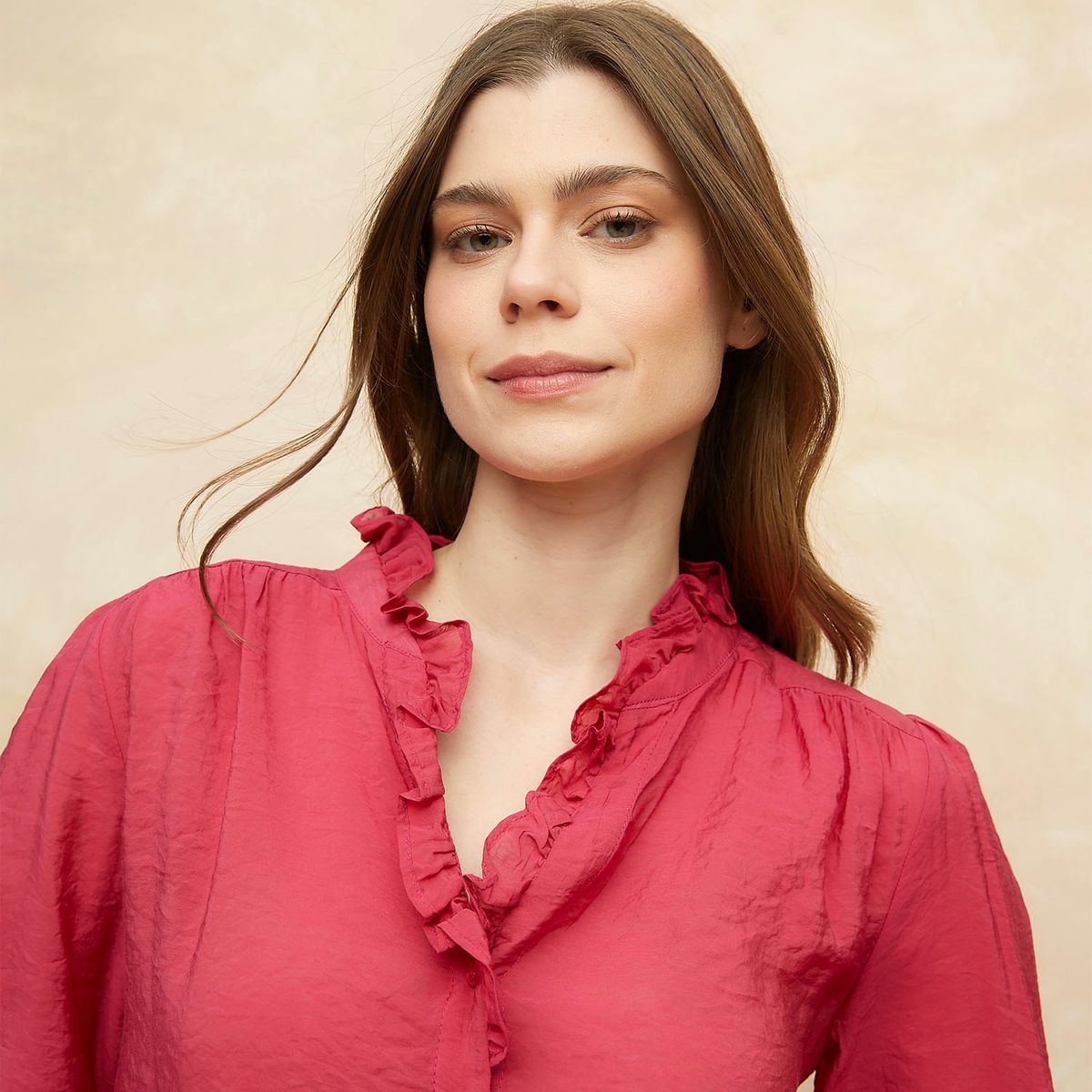 ELLE - Blusa Manga Larga Mujer Elle