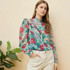 ELLE - Blusa Manga Corta Mujer