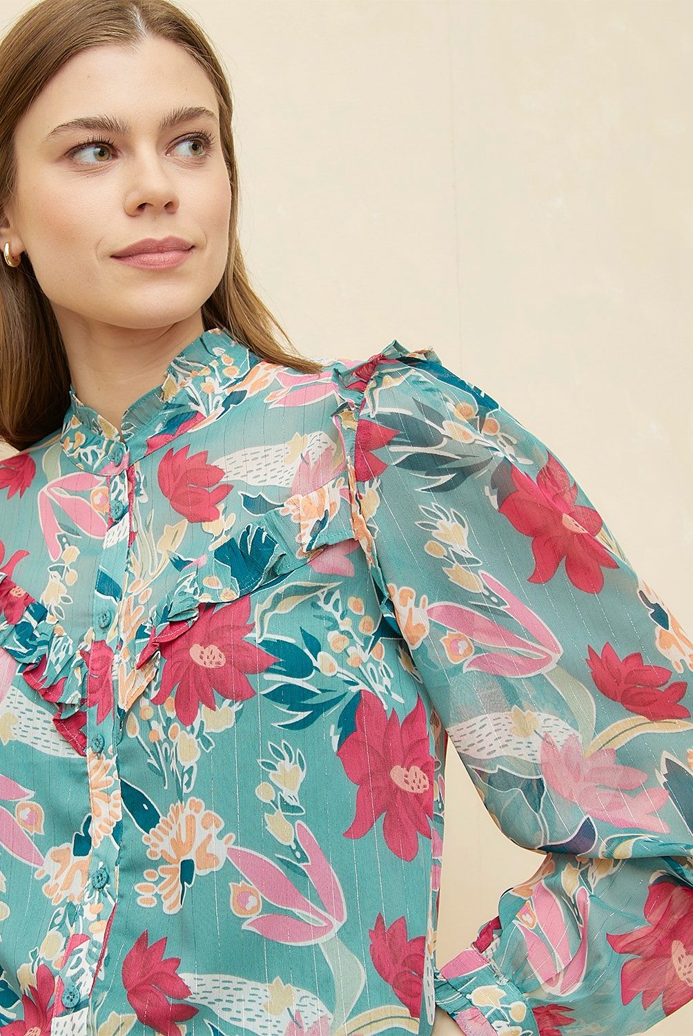 ELLE - Blusa Manga Corta Mujer Elle