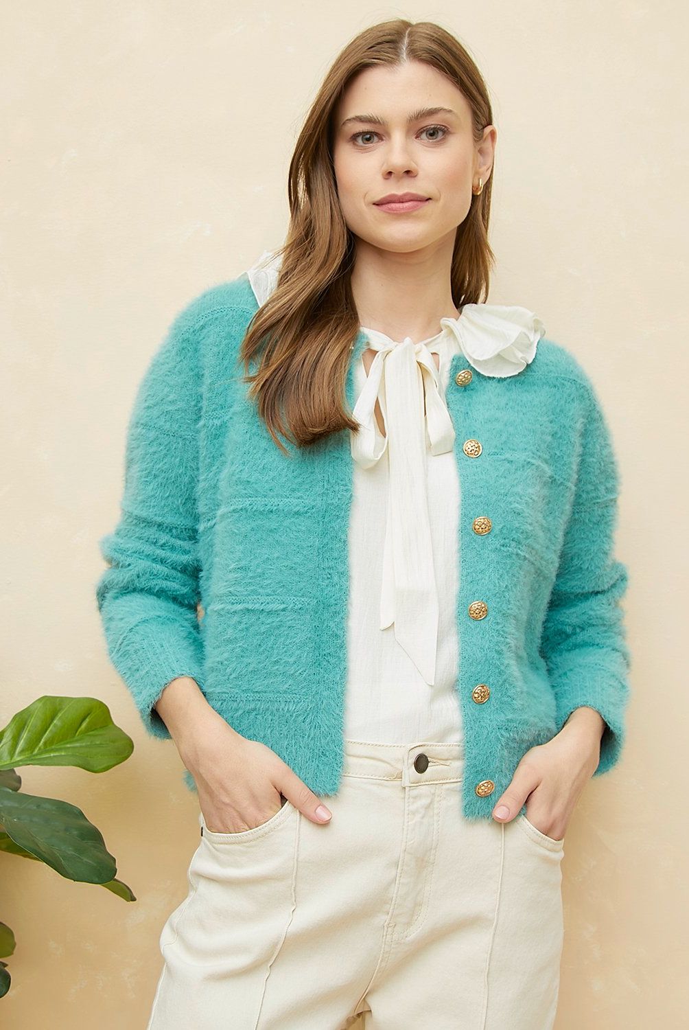 ELLE - Cardigan Mujer Elle