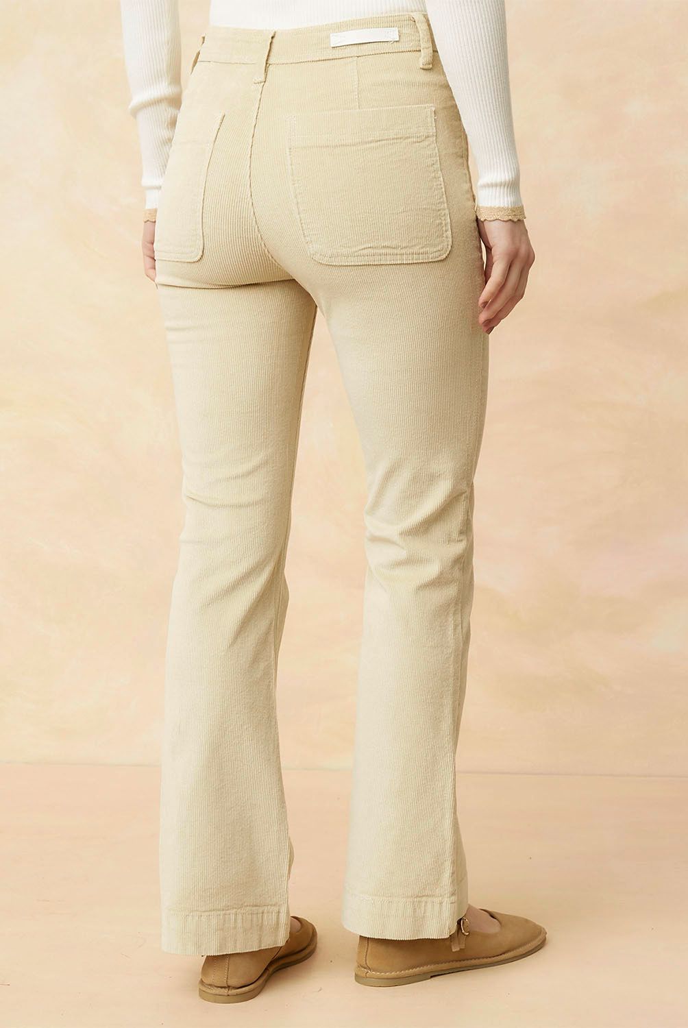 ELLE - Pantalón Flare Mujer Elle