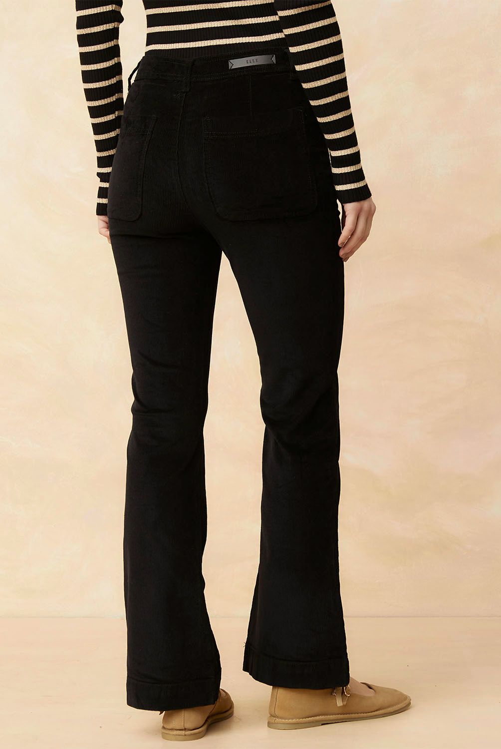 ELLE - Pantalón Flare Mujer Elle