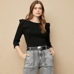 UNIVERSITY CLUB - Polera Manga Corta Algodón Mujer
