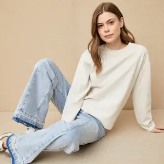 UNIVERSITY CLUB - Sweater Algodón Mujer Manga Larga