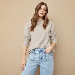 UNIVERSITY CLUB - Sweater Algodón Mujer Manga Larga