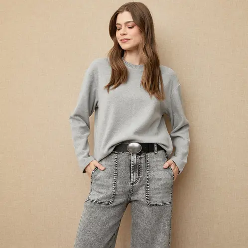 UNIVERSITY CLUB - Sweater Algodón Mujer Manga Larga