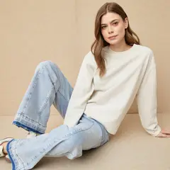 UNIVERSITY CLUB - Sweater Algodón Mujer Manga Larga