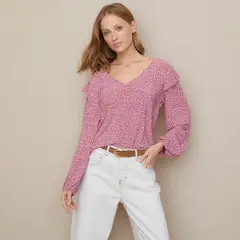 UNIVERSITY CLUB - Polera Manga Larga Mujer