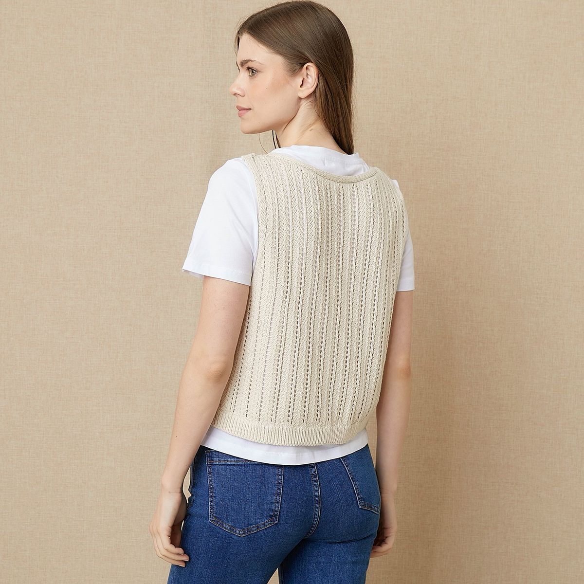 UNIVERSITY CLUB - Polera Algodón Manga Corta University Club Casual Mujer