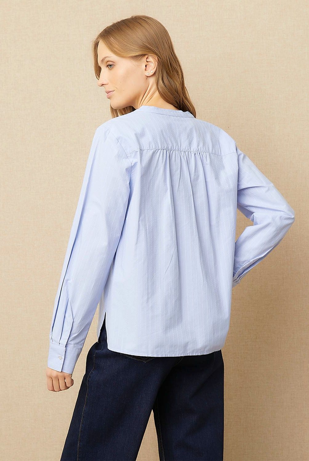 UNIVERSITY CLUB - Blusa Manga Larga Algodón Mujer University Club